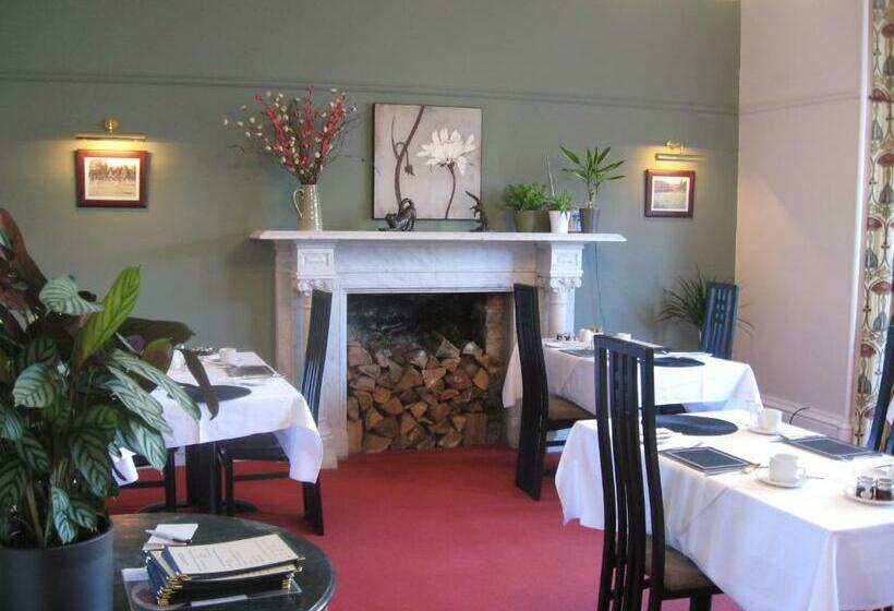 Historic breakfast room fireplace